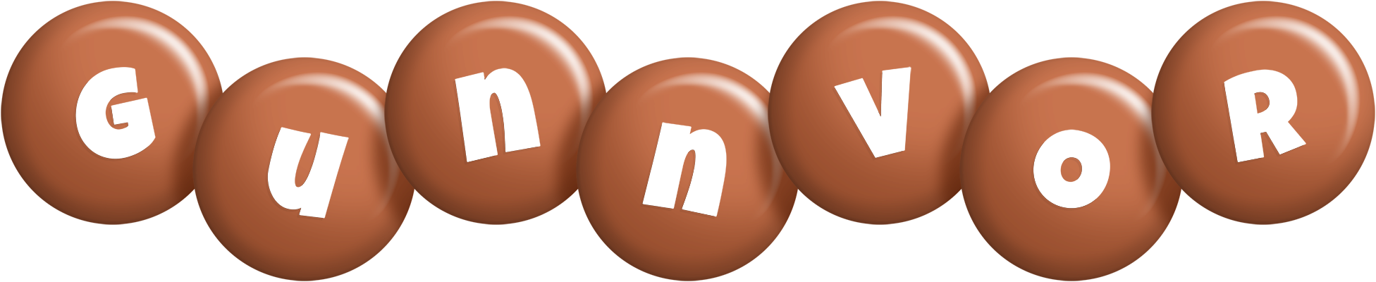 Gunnvor candy-brown logo