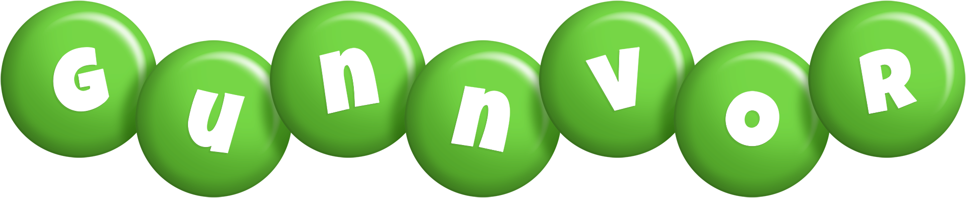 Gunnvor candy-green logo