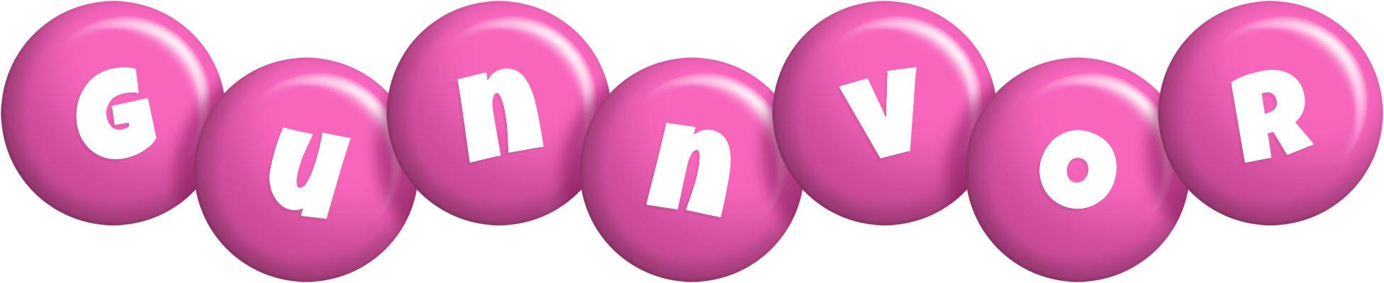 Gunnvor candy-pink logo