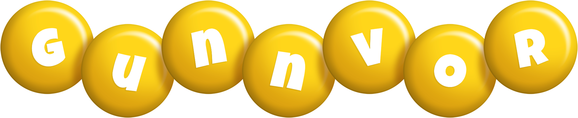 Gunnvor candy-yellow logo