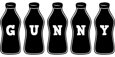 Gunny bottle logo