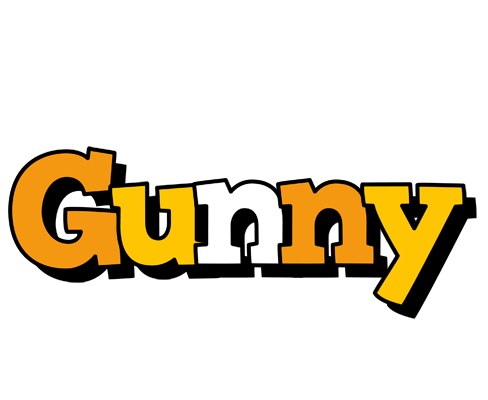 Gunny cartoon logo