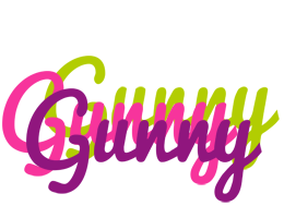 Gunny flowers logo