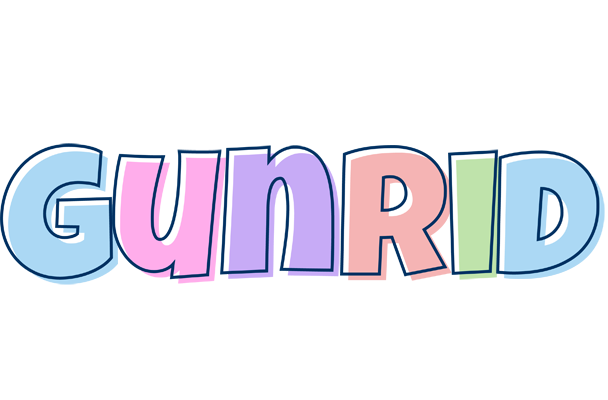 Gunrid pastel logo