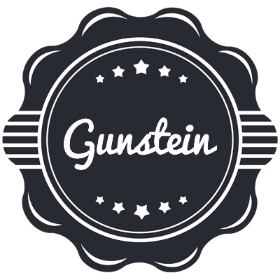 Gunstein badge logo
