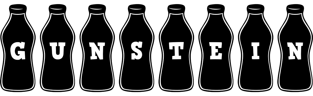 Gunstein bottle logo