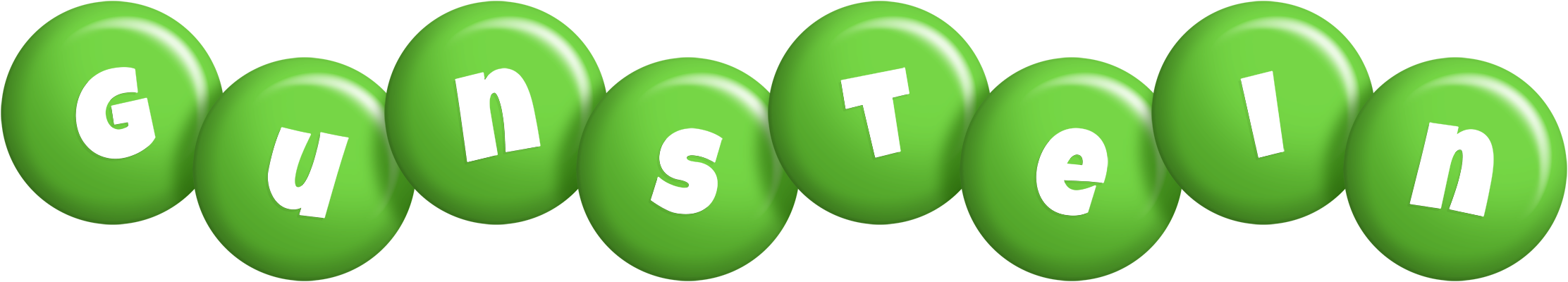 Gunstein candy-green logo