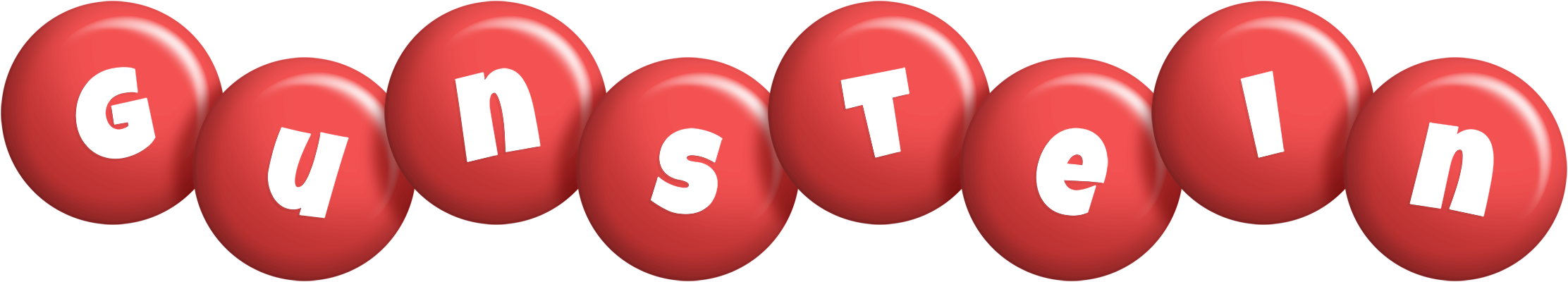 Gunstein candy-red logo