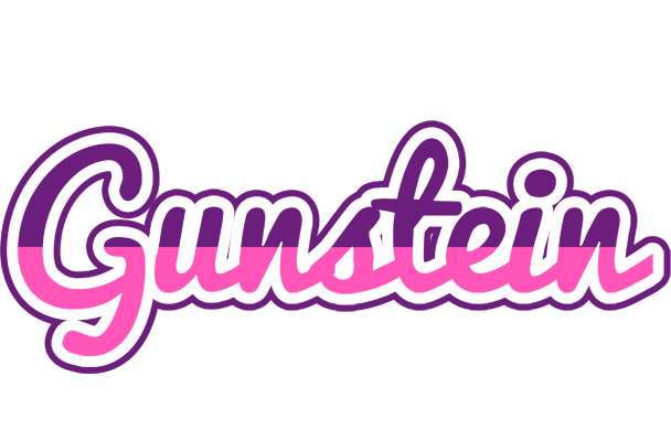 Gunstein cheerful logo