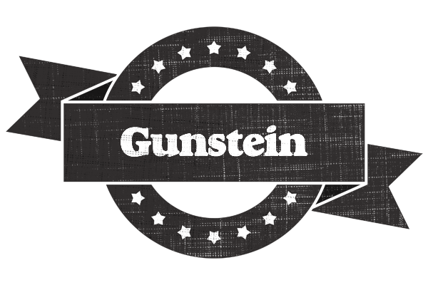 Gunstein grunge logo