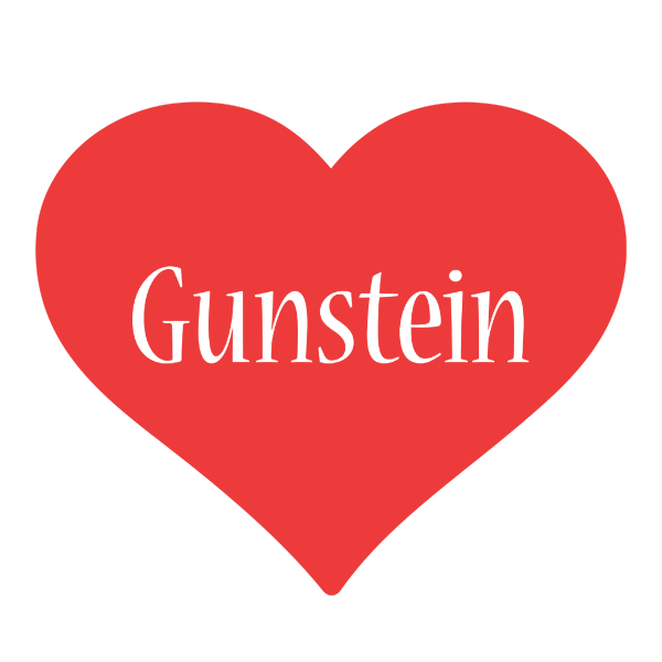Gunstein love logo
