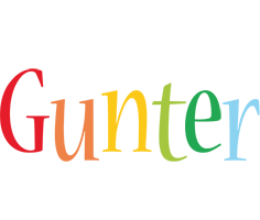 Gunter birthday logo