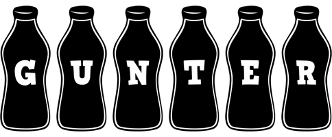 Gunter bottle logo