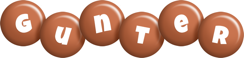 Gunter candy-brown logo