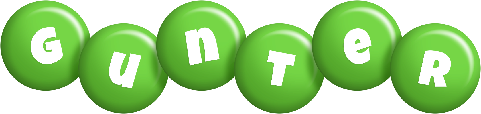 Gunter candy-green logo