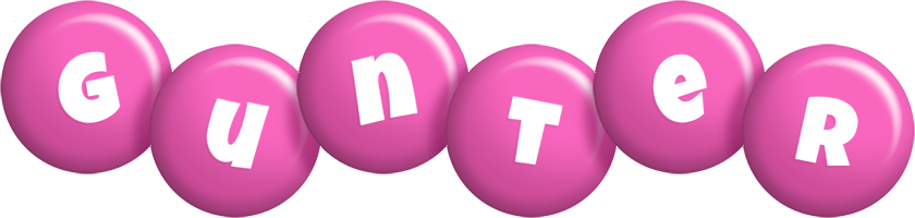 Gunter candy-pink logo