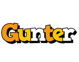 Gunter cartoon logo