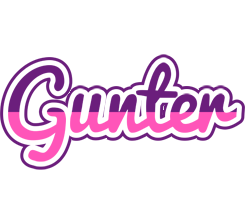 Gunter cheerful logo