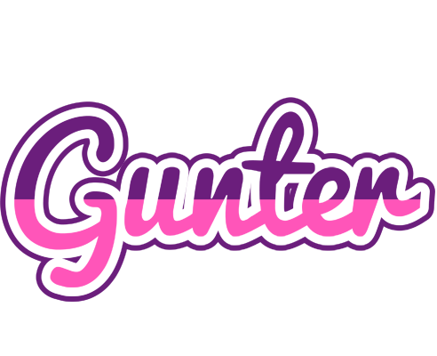 Gunter cheerful logo