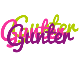 Gunter flowers logo