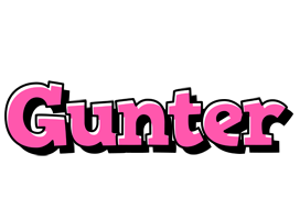 Gunter girlish logo