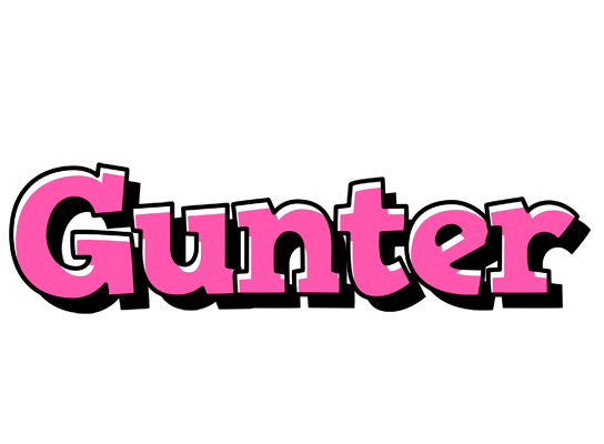 Gunter girlish logo