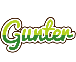 Gunter golfing logo