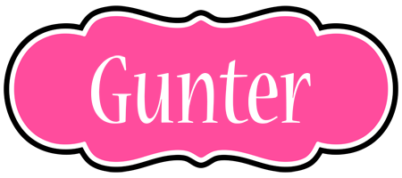 Gunter invitation logo