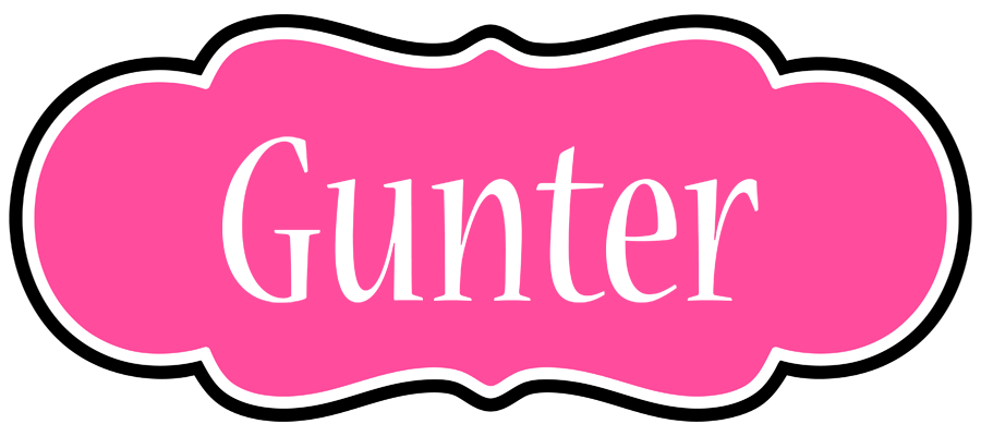 Gunter invitation logo
