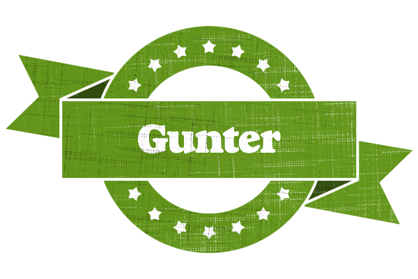 Gunter natural logo