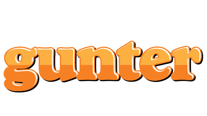 Gunter orange logo