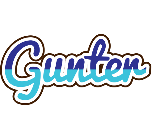 Gunter raining logo
