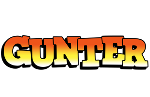 Gunter sunset logo