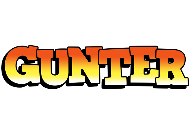 Gunter sunset logo