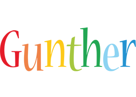 Gunther birthday logo