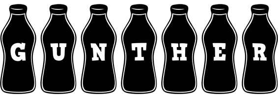 Gunther bottle logo