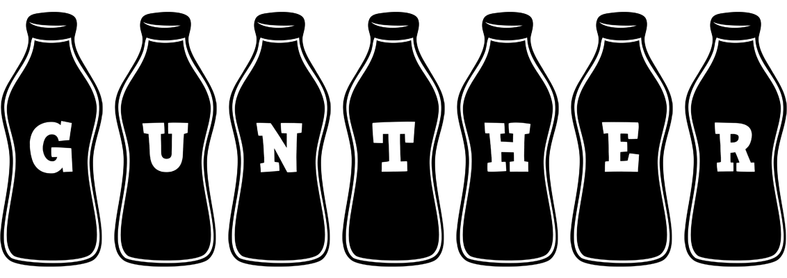 Gunther bottle logo