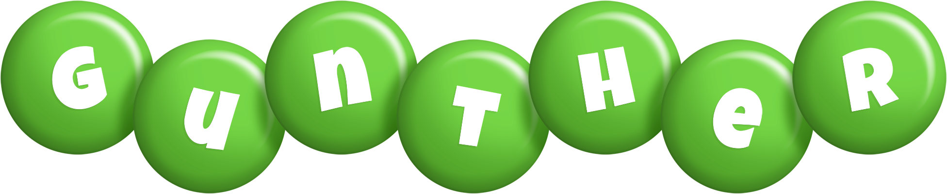Gunther candy-green logo