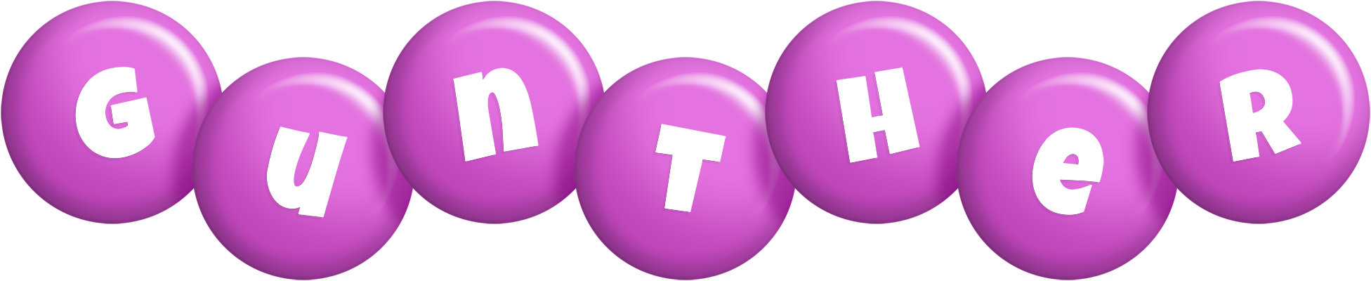 Gunther candy-purple logo