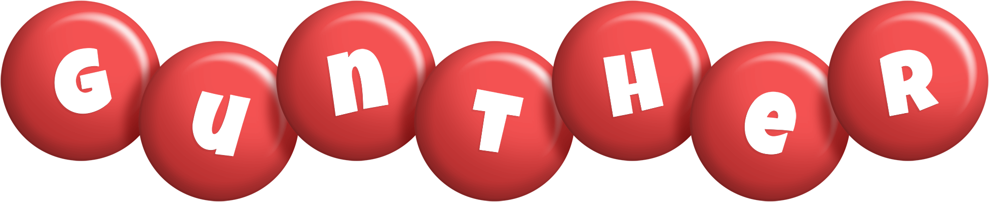 Gunther candy-red logo