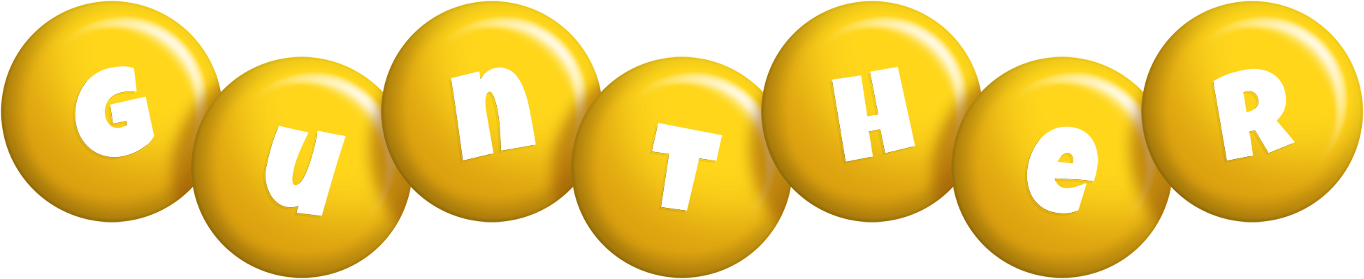 Gunther candy-yellow logo