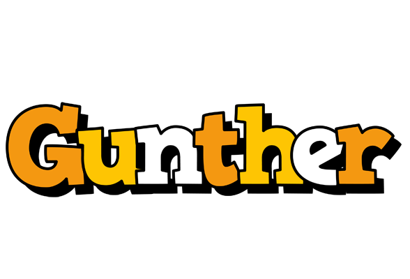 Gunther cartoon logo