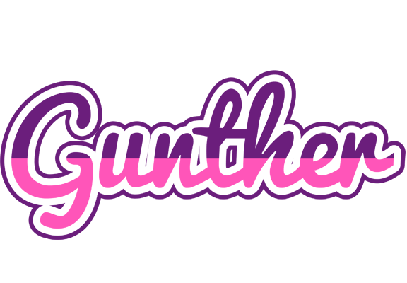 Gunther cheerful logo