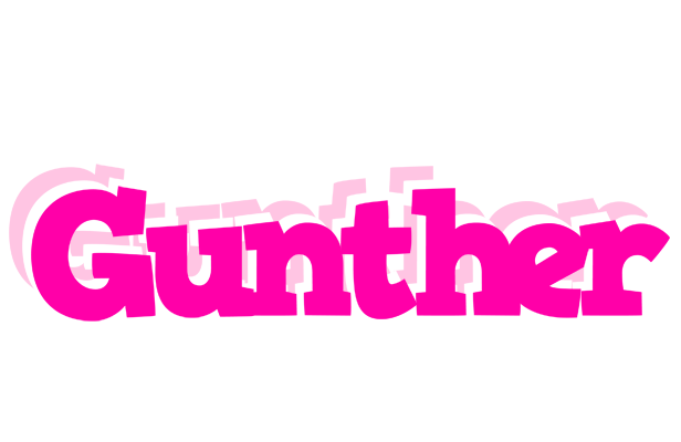 Gunther dancing logo