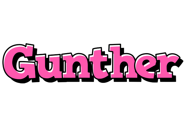 Gunther girlish logo