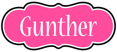 Gunther invitation logo