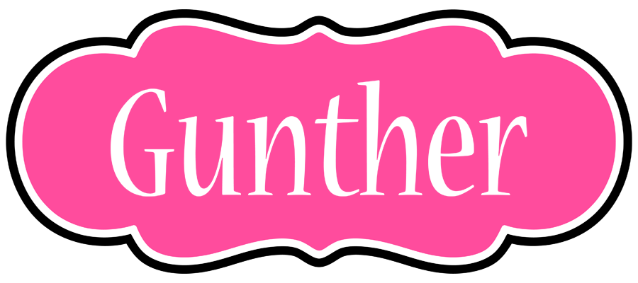 Gunther invitation logo
