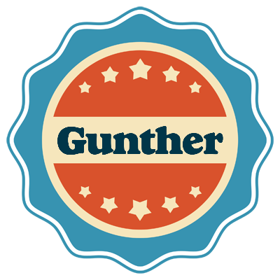 Gunther labels logo