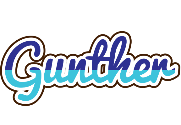 Gunther raining logo