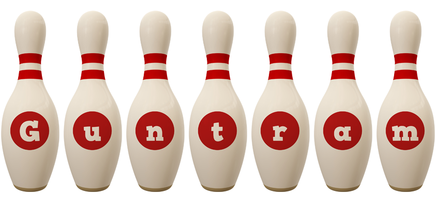 Guntram bowling-pin logo